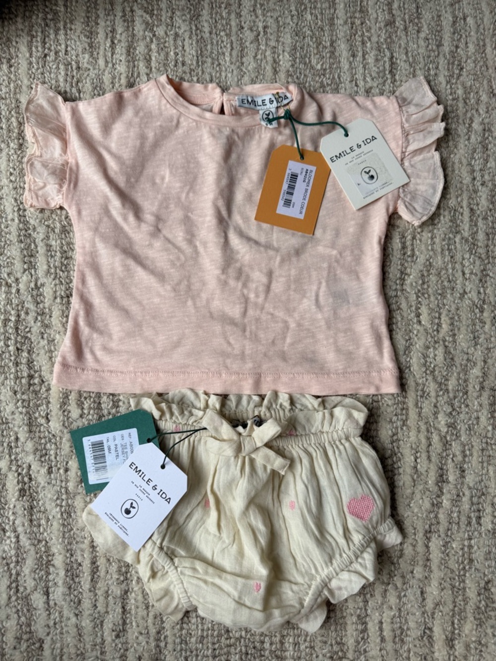 Emile & Ida top and bloomers - 9 months